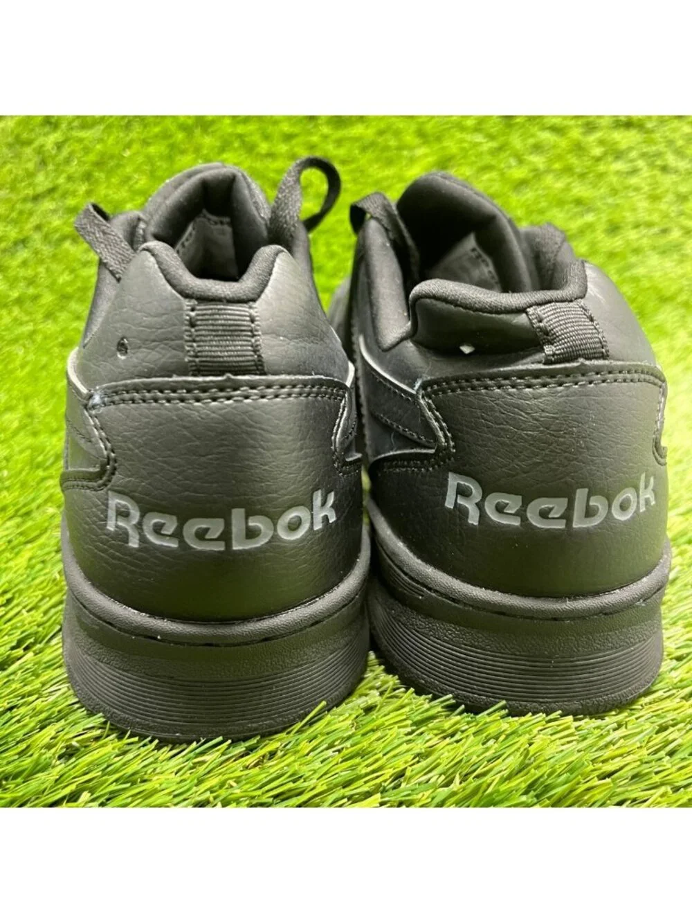 Reebok BB4500 Low Mens Size 8E Black Leather Composite Toe Safety Work Shoes
